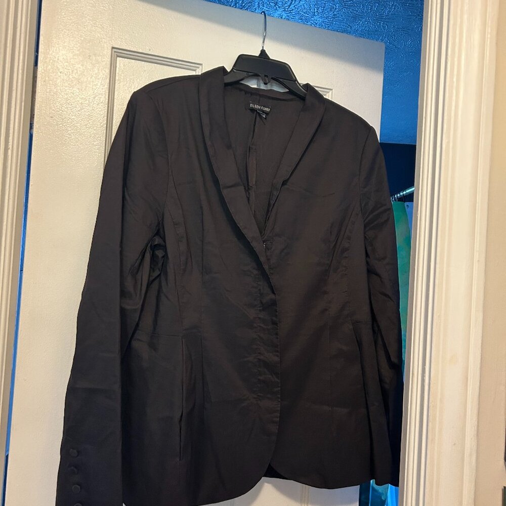 Eileen Fisher Polished Ramie Jacket